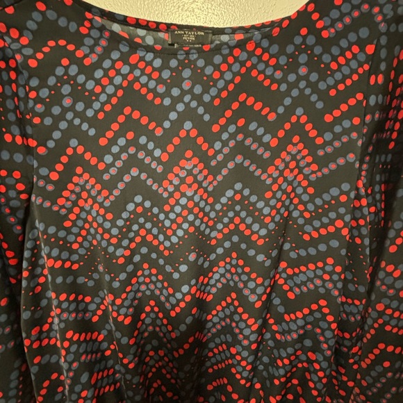 Anne Taylor (Petite) Polka Dot blouse - size SP - Picture 4 of 7